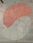 Komplet Nowe prześcieradła z gumką dla dziecka do łóżeczka 60x120cm bawełna