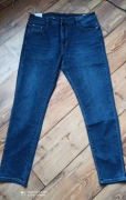 Spodnie damskie jeans r46/3xl granatowe
