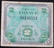 "Francja 2 Franki 1944"Military Currency"......za 9,99 zł "