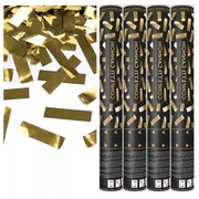 4 tuby strzelające gwiazdkami KONFETTI/SYLWESTER