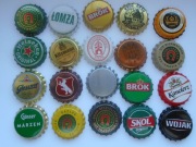 niebutelkowane kapsle - 20 sztuk różne