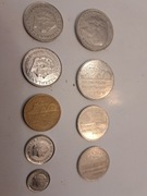 80. Holandia. Gulden. Guldeny. Monety. 2 i 1/2, 1gulden, centy. Zestaw 9szt