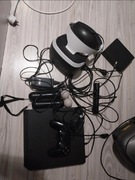 Sprzedam idealny zestaw playstation 4 z kontrolerem, gogle vr  