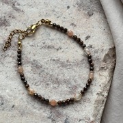 Bransoletka z Bronzytem, Cytrynem i Kamieniem Słonecznym