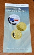 Folder emisyjny do monety - Wstąpienie Polski do Unii Europejskiej 2004r.