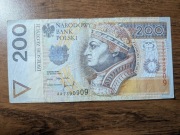 Banknot 200 zl seria AA 1994