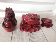 Figurki feng shui smok żaby
