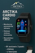 Inteligentny AI smartwatch kardiowatch męski ekran 1.96 cala IP68 zegarek