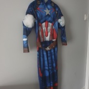Strój karnawałowy przebierańców avengers kapitan Ameryka marvel 134/140