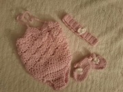 Wełniany strój handmade 