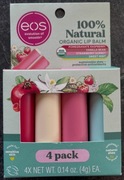 EOS 100% Natural Organic Lip Balm – Balsam do ust – 4 smaki