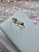 Piękny złoty pierścionek WARMET