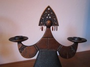 Świecznik Matrioszka CCCP