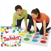 HASBRO TWISTER REFRESH GRA RUCHOWA RODZINNA MATA KOŁO LOSUJĄCE 2-6 GRACZY