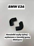 BMW E36 Sedan - uszczelki narożne szyby tylnej 