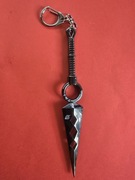 Brelok Naruto Kunai Czarny Metalowy Gadzet dla Fana Anime