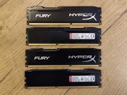 Ram HyperX DDR3 4x4 GB 1600MHz CL10 – 2 zestawy (4 kości)
