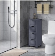 Regał łazienkowy szary 