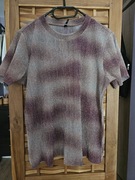 T-shirt świecący glitter L