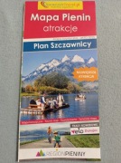 Pieniny, Szczawnica plan miasta 