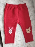 Świąteczne spodnie leginsy r. 74 + GRATIS