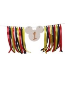 Girlanda na roczek ozdoba krzesełka proporczyk w motywie Myszki Miki