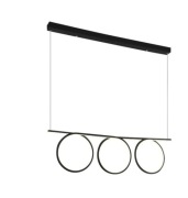 LAMPA WISZĄCA LOOP BLACK 60W LED ML523 Milagro, NOWA NIE UŻYWANA 