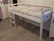 ŁÓŻKO PIĘTROWE DLA DZIECKA  Z  MATERACEM 180X80 CM
