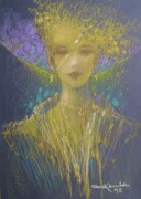 ANIOŁ ŚWIATŁA * pastel olejny * MIKOŁAJ KONCZALSKI