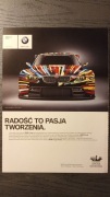 BMW ART CARS unikat, katalog, zdjęcia, materiały