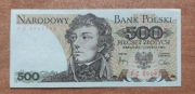 Banknot 500 zł z 1982r, Seria FZ Stan!!!