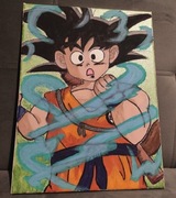 Ręcznie malowany Obraz SonGoku Dragonball