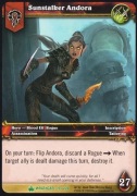 WoW TCG - Sunstalker Andora 19/220 Wrathgate