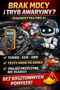 Brak mocy i tryb awaryjny AI – diagnostyka PRO turbo EGR OBD