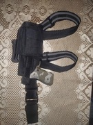 Kabura udowa w kolorze czarnym plus kulki