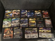 Zestaw Hot Wheels Premium (16 aut) – F1, Skyline LBWK, Ferrari, BMW