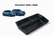 Peugeot 3008 / 5008 wkład podłokietnika. Półka podłokietnika Peugeot Czarna