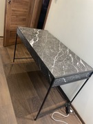 Biurko prostokątny Mebel-Partner Unif 123 x 60 x 76 cm czarny