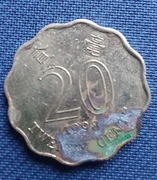 Moneta HONG KONG 20 centów 1998
