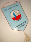 Proporczyk LTS Legionovia Legionowo herb 2004 Siatkówka