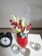 Flower box świąteczny