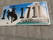 Replika kopia tablica rejestracyjna Wyoming USA 30x15 cm