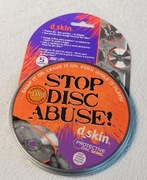 OSŁONKI NA PŁYTY CD/DVD. STOP DISC ABUSE. 5 sztuk.