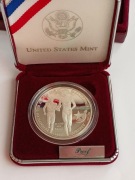 USA, Srebro, 1$ I.O. Atlanta.  Proof.