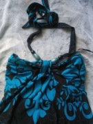 Maxi długa sukienka wiązana na szyii Bodyflirt 32 34 XS