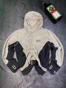 Jack Wolfskin outdoor vintage polar hoodie nanuk trekking sport fleece 90s