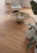 Płytki drewnopodobne do salonu, łazienki, kuchni 120x20 Mersin brown gat.1