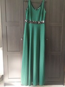 Wyjątkowa sukienka butelkowa zieleń 36