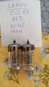 Sprzedam lampy ECC 83 RFT