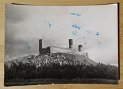 CHĘCINY Fragment ruin zamku z XIV w. Pocztówka K. Jabłoński 1963